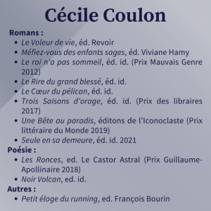 Cécile Coulon bibliographie